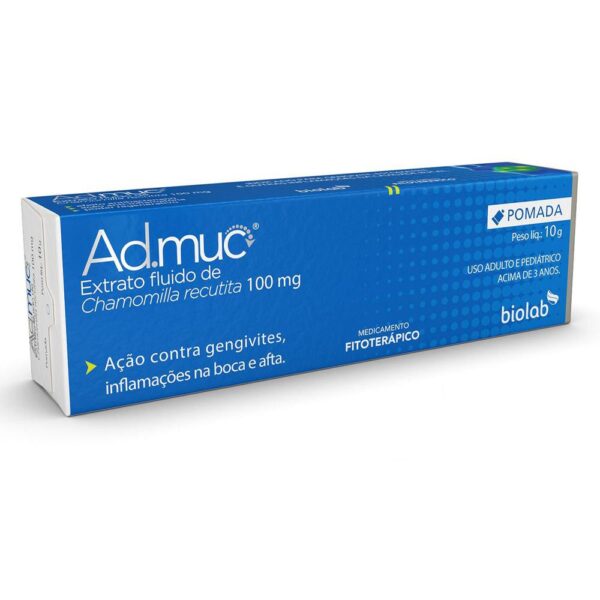 AD-MUC POMADA AÇÃO CONTRA GENGIVITES COM 10G