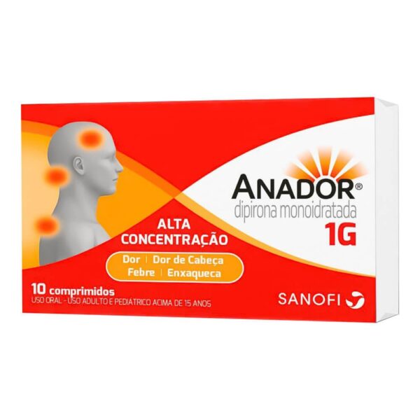 ANADOR 1G COM 10 COMPRIMIDOS