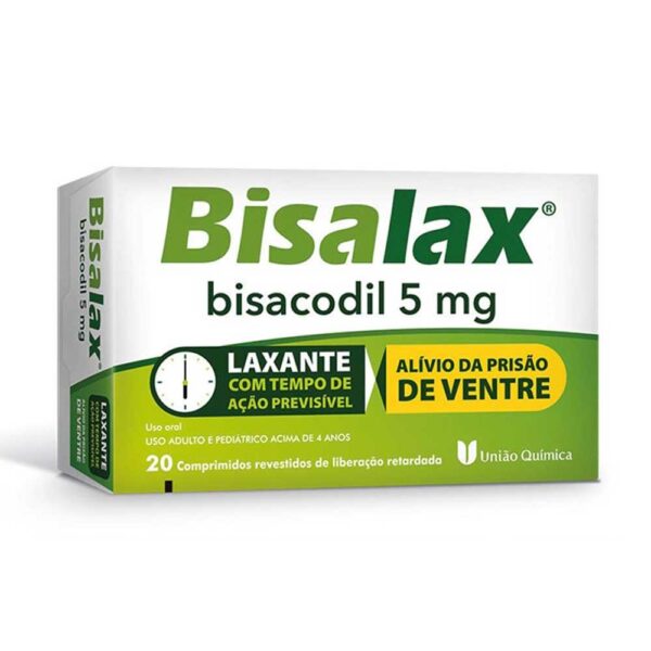 BISALAX 5MG COM 20 DRÁGEAS