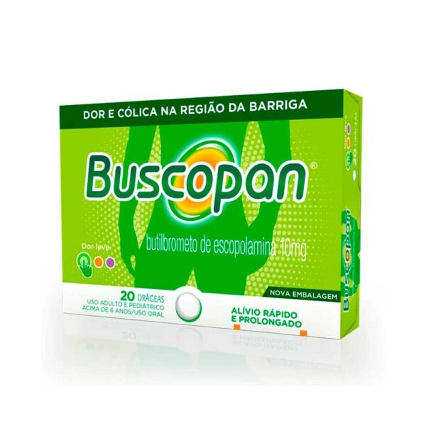 BUSCOPAN 10MG COM 20 DRÁGEAS