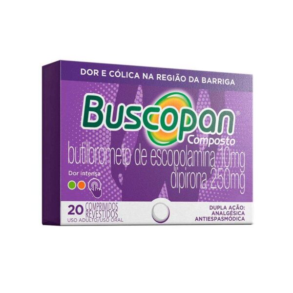BUSCOPAN COMPOSTO 10/250MG COM 20 COMPRIMIDOS