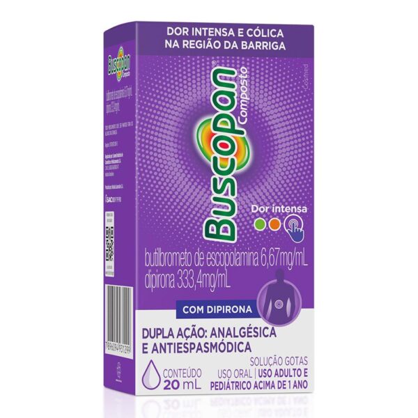 BUSCOPAN COMPOSTO 6,67/33,40MG COM 20ML
