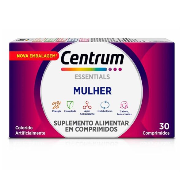 CENTRUM MULHER COM 30 COMPRIMIDOS