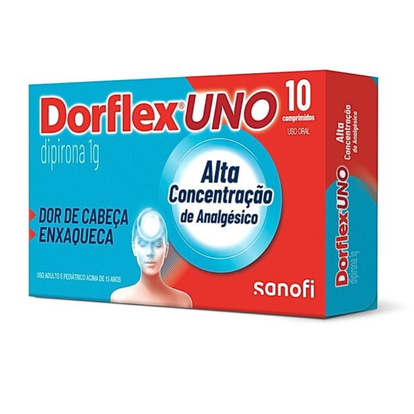 DORFLEX UNO ENXAQUECA 1G COM 10 COMPRIMIDOS