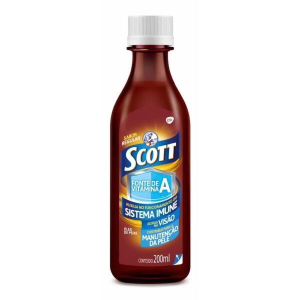 EMULSÃO SCOTT COM 200ML SABOR REGULAR
