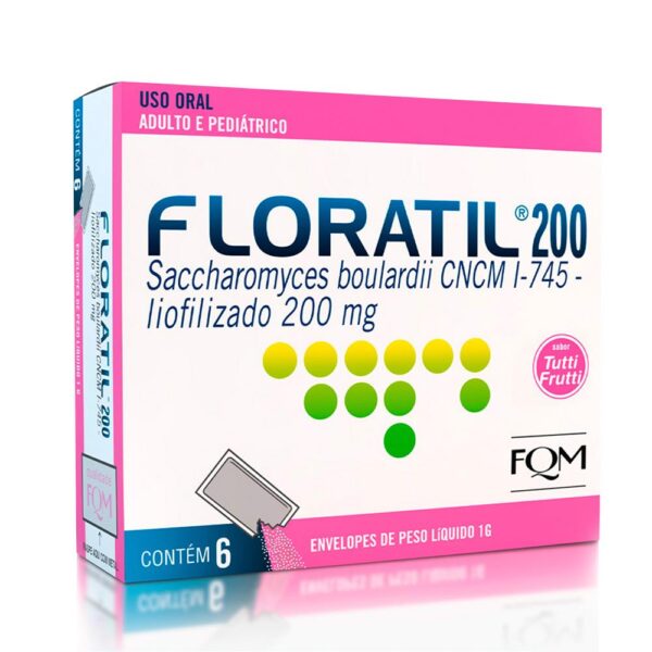 FLORATIL 200MG PÓ COM 6 SACHÊS DE 1G
