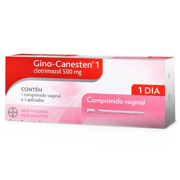 GINO-CANESTEN 500MG 1 COMPRIMIDO VAGINAL E 1 APLICADOR