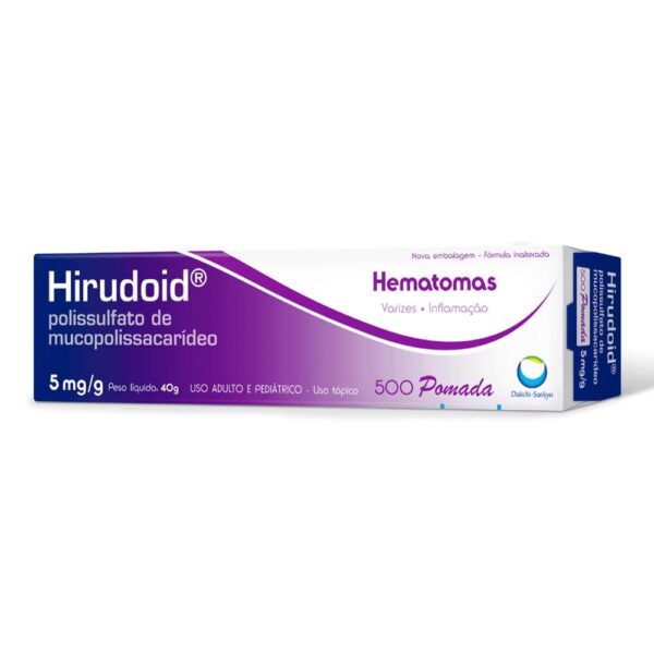 HIRUDOID 500 POMADA 5MG/G COM 40G