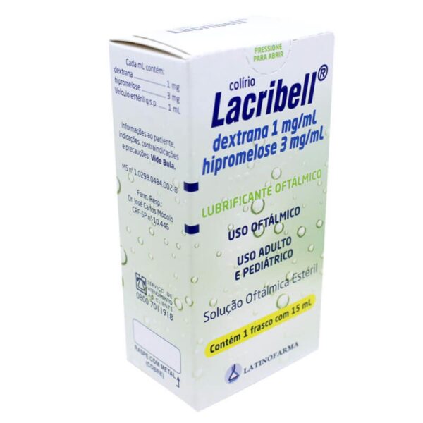 LACRIBELL 1/3MG COLÍRIO COM 15ML