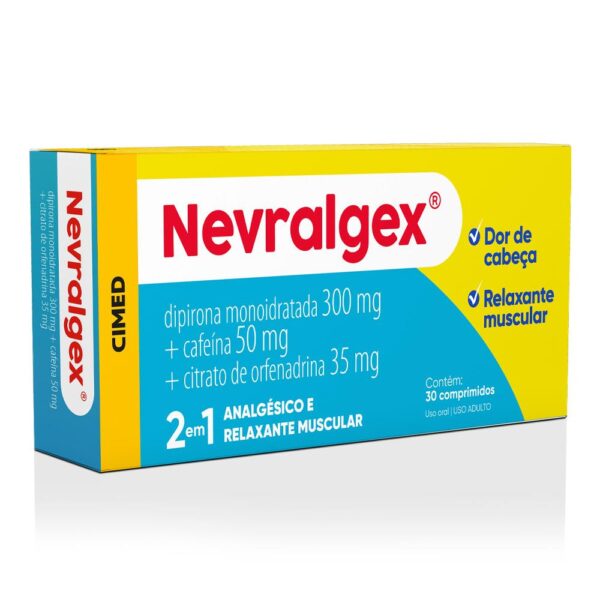 NEVRALGEX 2 EM 1 COM 30 COMPRIMIDOS