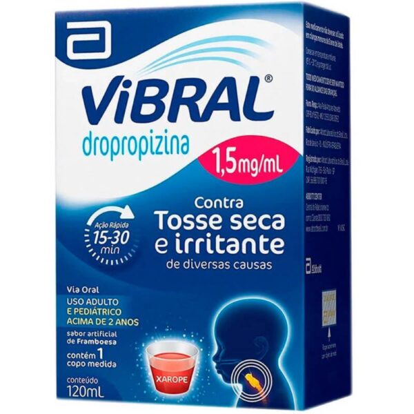 VIBRAL XAROPE PEDIÁTRICO COM 120ML