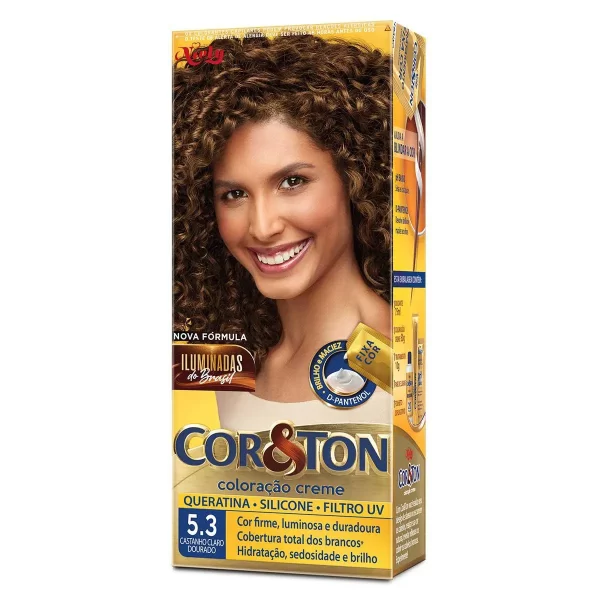 TINTURA COR&TON 5.3 CASTANHO CLARO DOURADO
