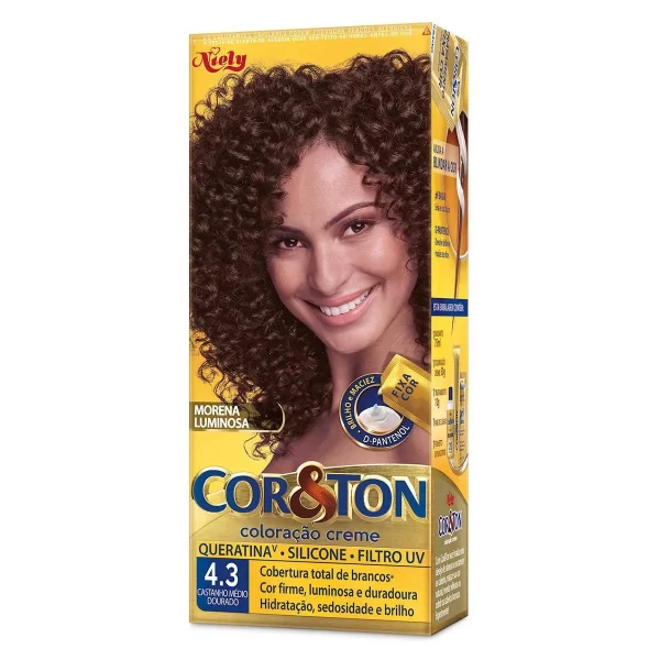 TINTURA COR&TON 4.3 CASTANHO MÉDIO DOURADO