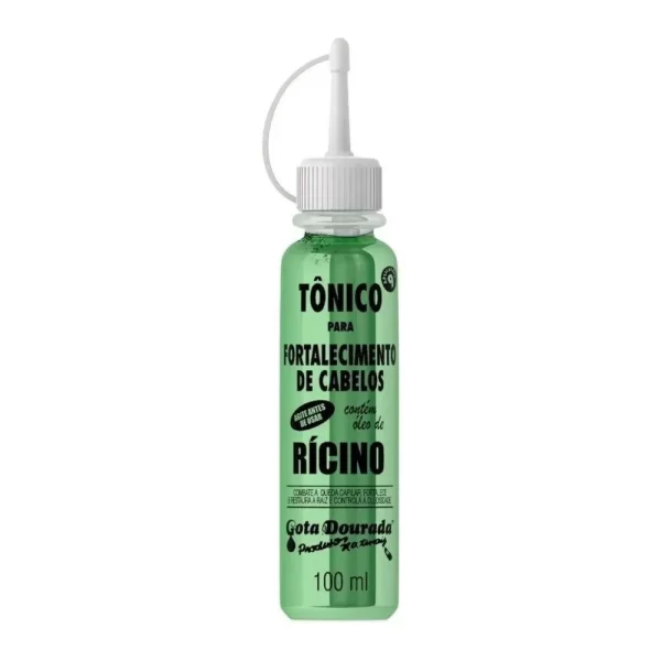 TÔNICO CAPILAR RÍCINO GOTA DOURADA 100ML