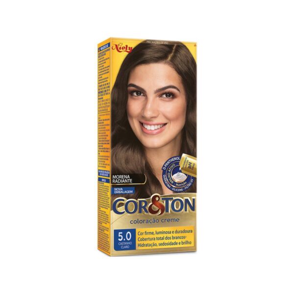 TINTURA COR&TON 5.0 CASTANHO CLARO