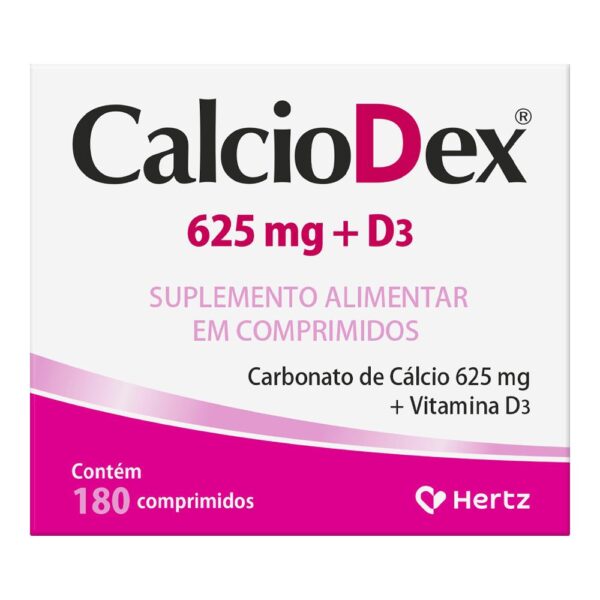 CALCIODEX 625MG + D3 COM 180 COMPRIMIDOS