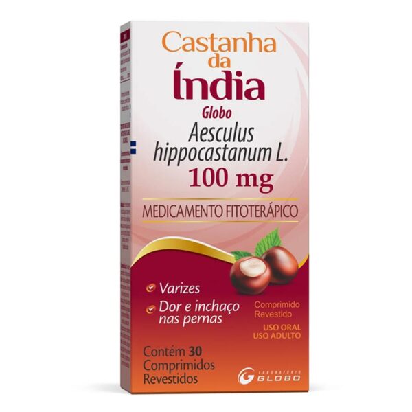 CASTANHA DA ÍNDIA COM 30 COMPRIMIDOS