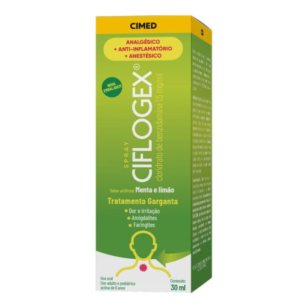 CIFLOGEX SPRAY MENTA COM 30ML