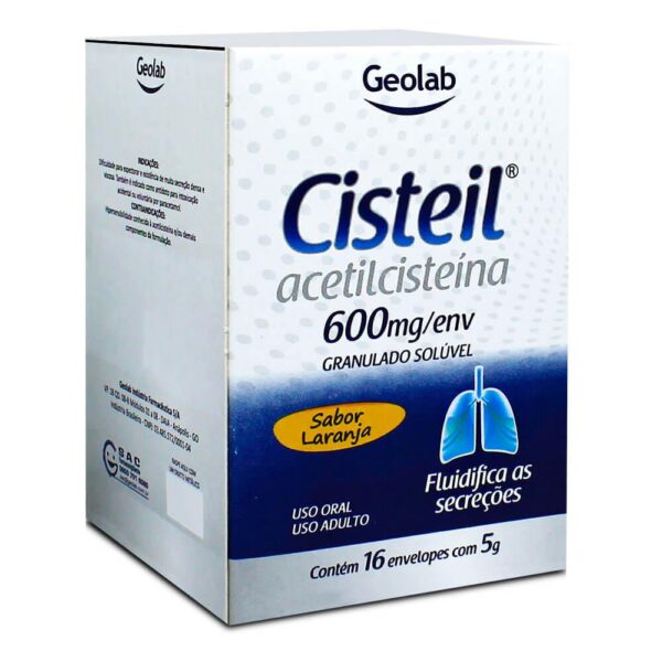 CISTEIL 600MG COM 16 ENVELOPES DE 5G
