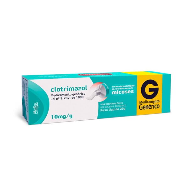 CLOTRIMAZOL CREME 10MG COM 20G - MEDLEY