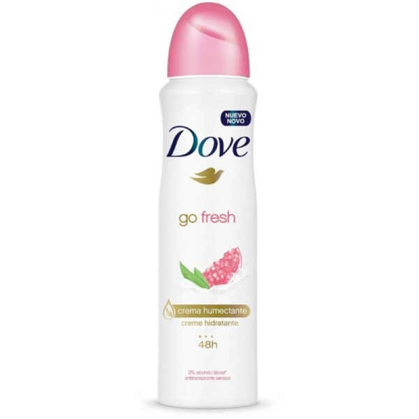 DOVE DESODORANTE AEROSSOL GO FRESH ROMÃ COM 169ML