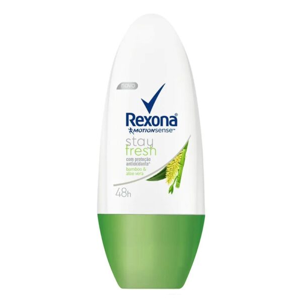 REXONA STAY FRESH DESODORANTE ROLL-ON BAMBOO & ALOE VERA COM 50ML