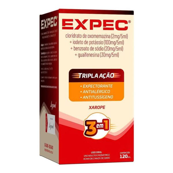 EXPEC XAROPE COM 120ML