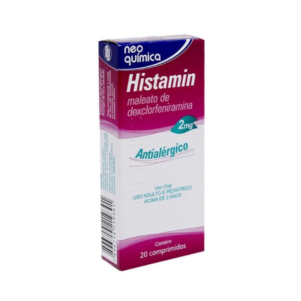 HISTAMIN 2MG COM 20 COMPRIMIDOS