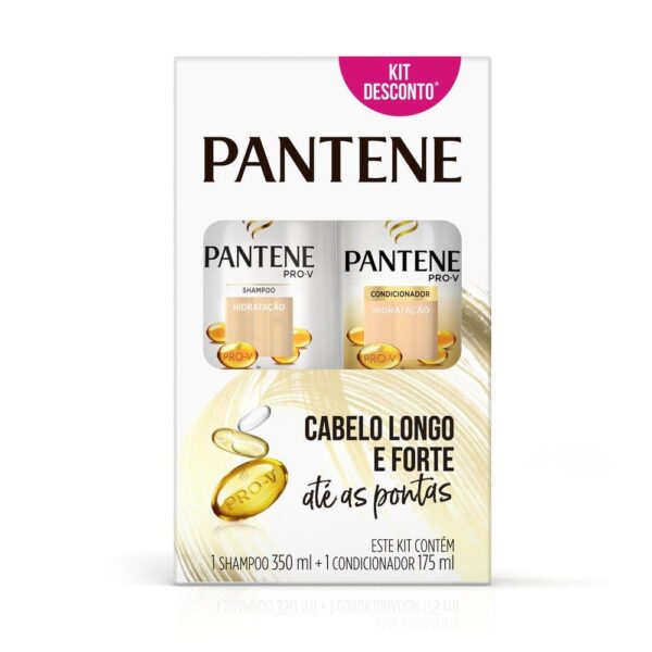 KIT PANTENE HIDRATAÇÃO SHAMPOO COM 350ML CONDICIONADOR COM 175ML