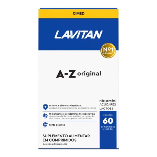 LAVITAN A-Z ORIGINAL COM 60 COMPRIMIDOS
