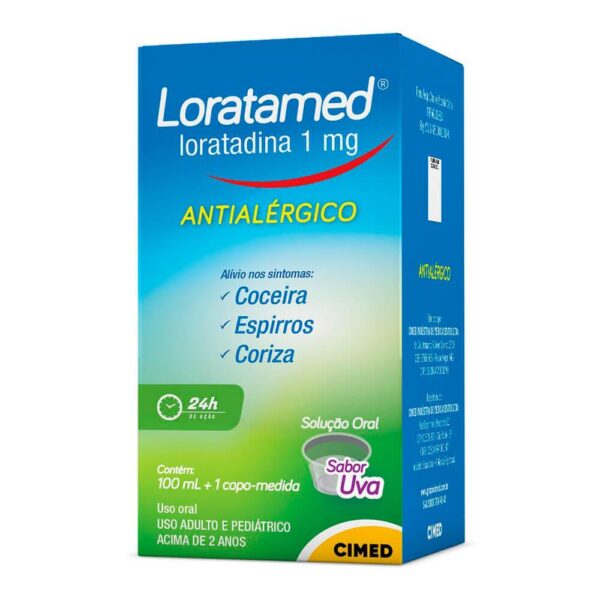 LORATAMED XAROPE COM 100ML