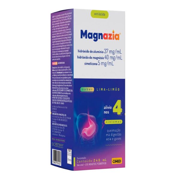 MAGNAZIA SABOR LIMÃO COM 240ML