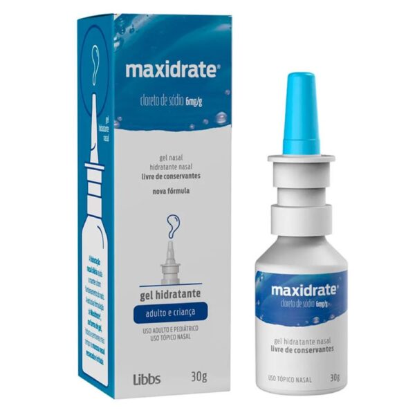 MAXIDRATE 6MG/G GEL NASAL COM 30G