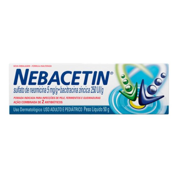 NEBACETIN POMADA COM 15G