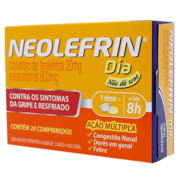 NEOLEFRIN DIA COM 20 COMPRIMIDOS