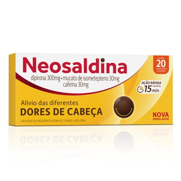 NEOSALDINA COM 20 DRÁGEAS