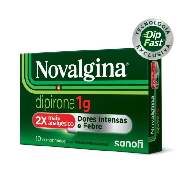 NOVALGINA 1G COM 10 COMPRIMIDOS