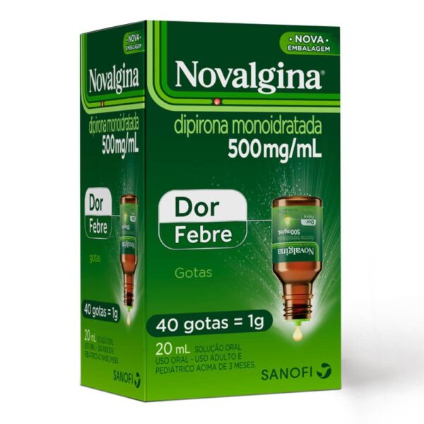 NOVALGINA GOTAS 500MG COM 20ML