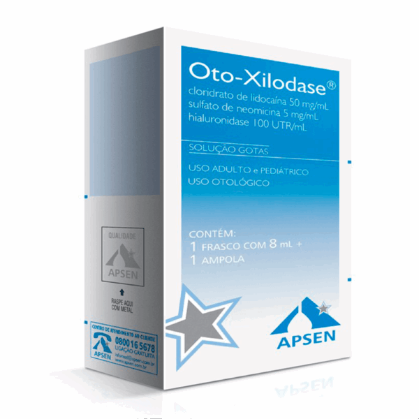 OTO-XILODASE FRASCO COM 8ML