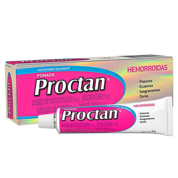 PROCTAN POMADA COM 25G + 6 APLICADORES