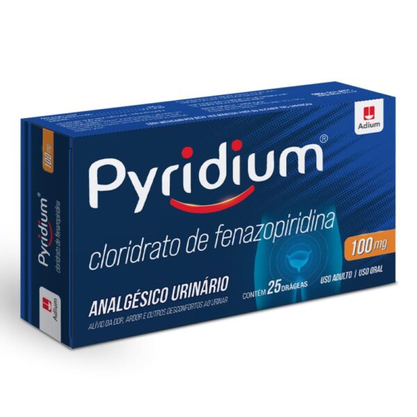 PYRIDIUM 100MG COM 25 DRÁGEAS