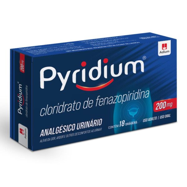 PYRIDIUM 200MG COM 18 DRÁGEAS