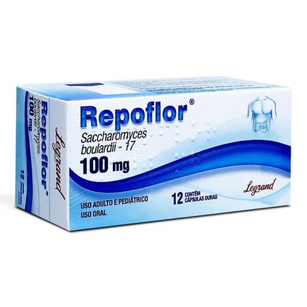 REPOFLOR 100MG COM 12 CÁPSULAS