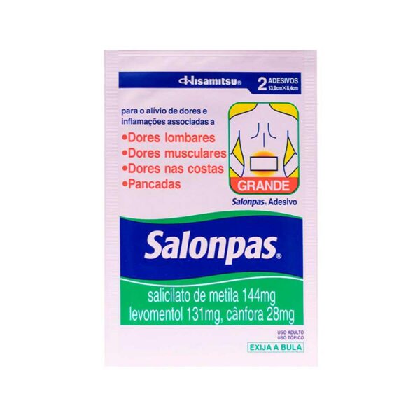 SALONPAS EMPLASTRO GRANDE COM 2 UNIDADES