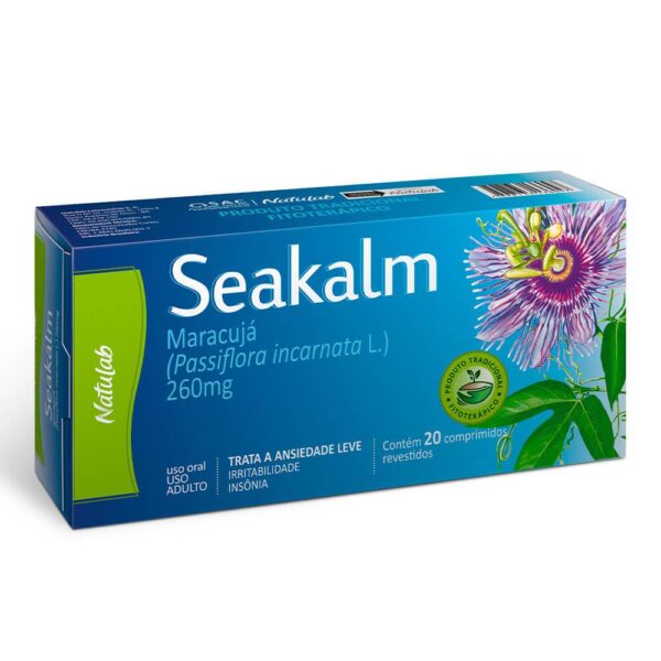 SEAKALM 260MG COM 20 COMPRIMIDOS