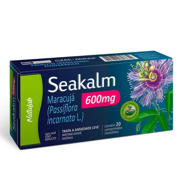 SEAKALM 600MG COM 20 COMPRIMIDOS