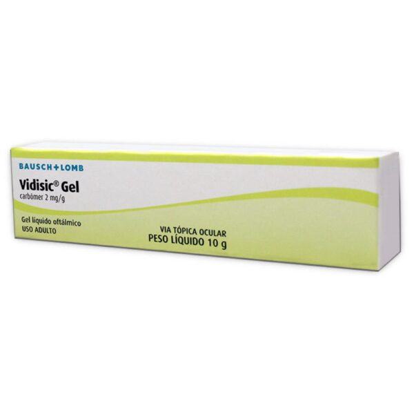 VIDISIC 2 MG/ ML GEL OFTÁLMICO COM 10G