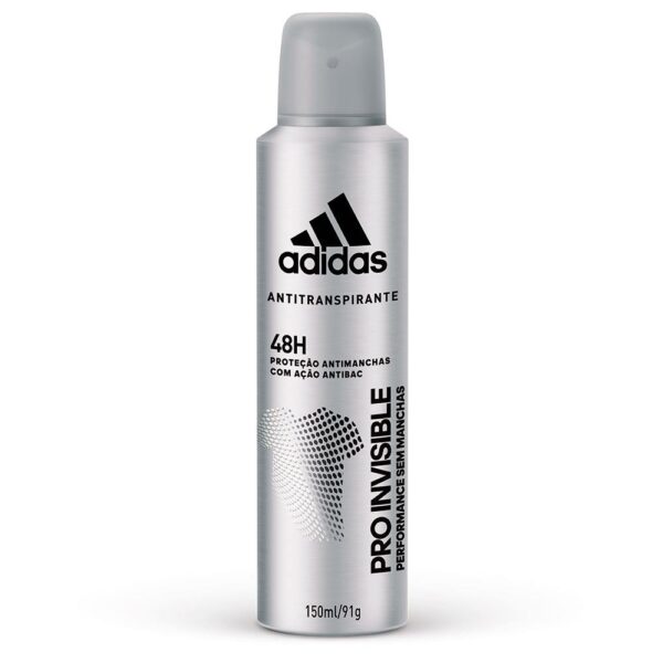ADIDAS DESODORANTE AEROSSOL PRO INVISIBLE COM 150ML