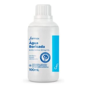 ÁGUA BORICADA FARMAX 3% COM 100ML