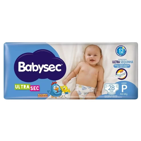 FRALDA BABYSEC JUMBO P COM 28